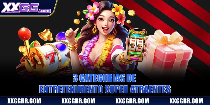 3 categorias de entretenimento super atraentes