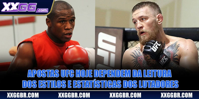 Apostas UFC hoje dependem da leitura dos estilos e estatísticas dos lutadores