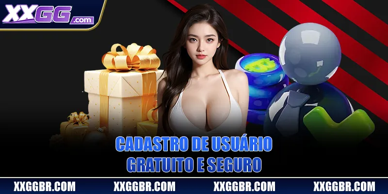 Cadastro de usuário gratuito e seguro